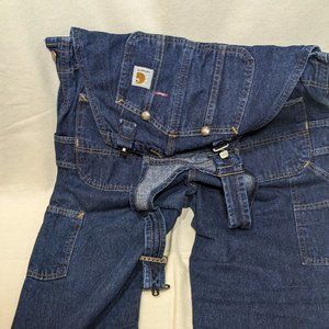 Carhartt Women’s Denim Carpenter Work Utility Bib Overalls WR007 HDK-10x32